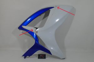 LATERAL CARENADO DERECHO ROZADO SUZUKI GSXR 600/750 2006/2007